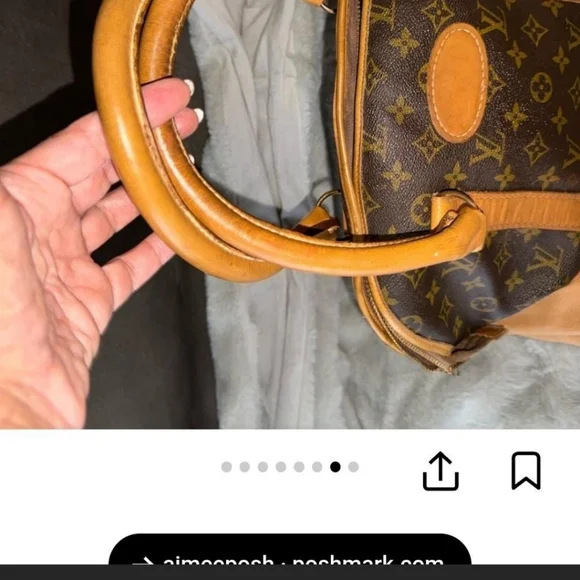 🖤Rare LouisVuitton Monogram French Dog Carrier.Made In France FromThe 70s-1994 - Picture 4 of 8